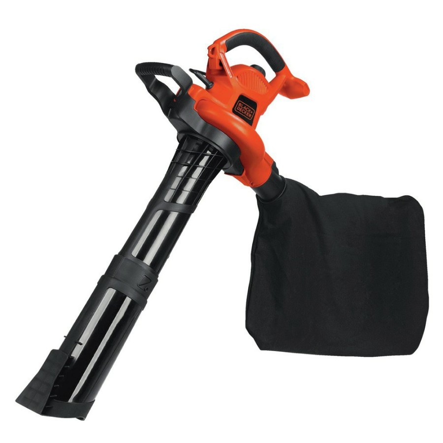 Outdoor Power Tools & Equipment Black & Decker Handheld Blowers | Black & Decker Bv6000 120V 12 Amp 2 Speed High Performance Corded Blower/Vacuum/Mulcher