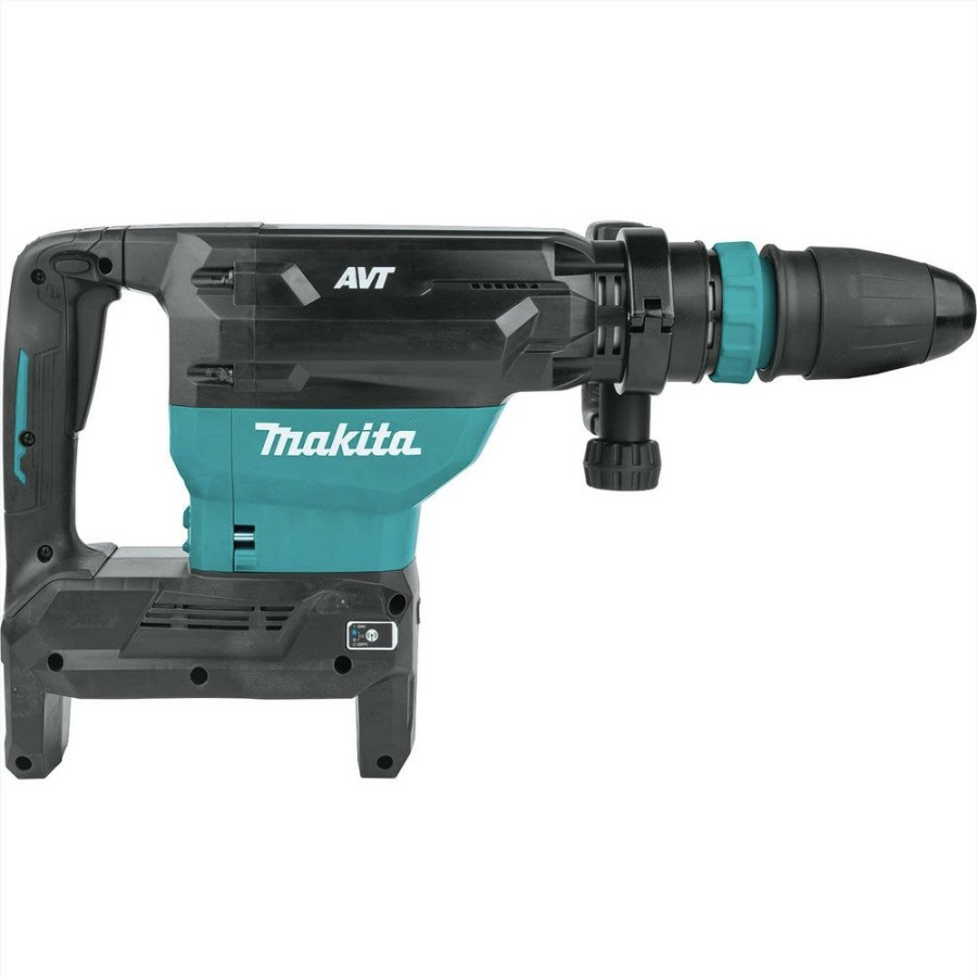 Power Tools Makita Demolition Hammers | Makita Gmh02Z 80V Max Xgt (40V Max X2) Aws Capable Brushless Lithium-Ion 28 Lbs. Cordless Avt Demolition Hammer, Accepts Sds-Max Bits (Tool Only)