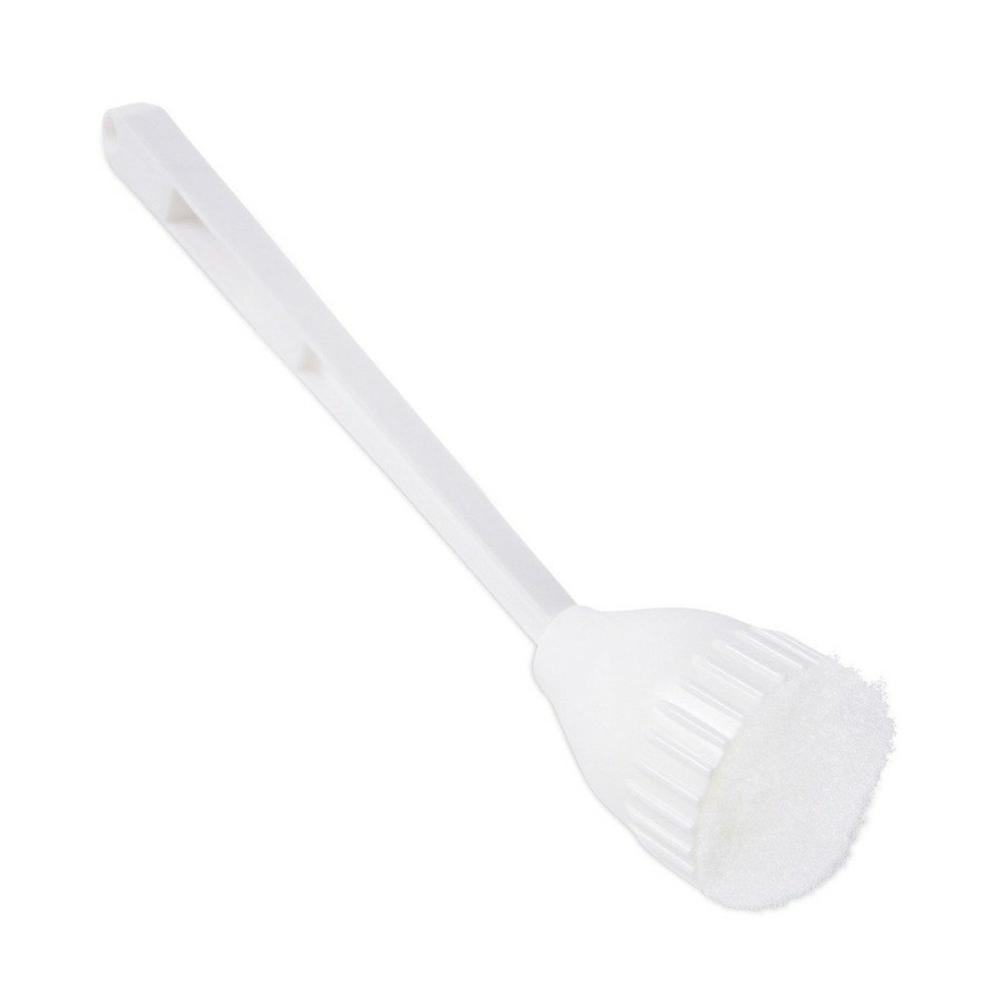 Facility Maintenance & Supplies Boardwalk Cleaning Tools | Boardwalk Bwk00170 2 In. Cone Head Plastic Bowl Mops With 10 In. Handle - White (25-Piece/Carton)