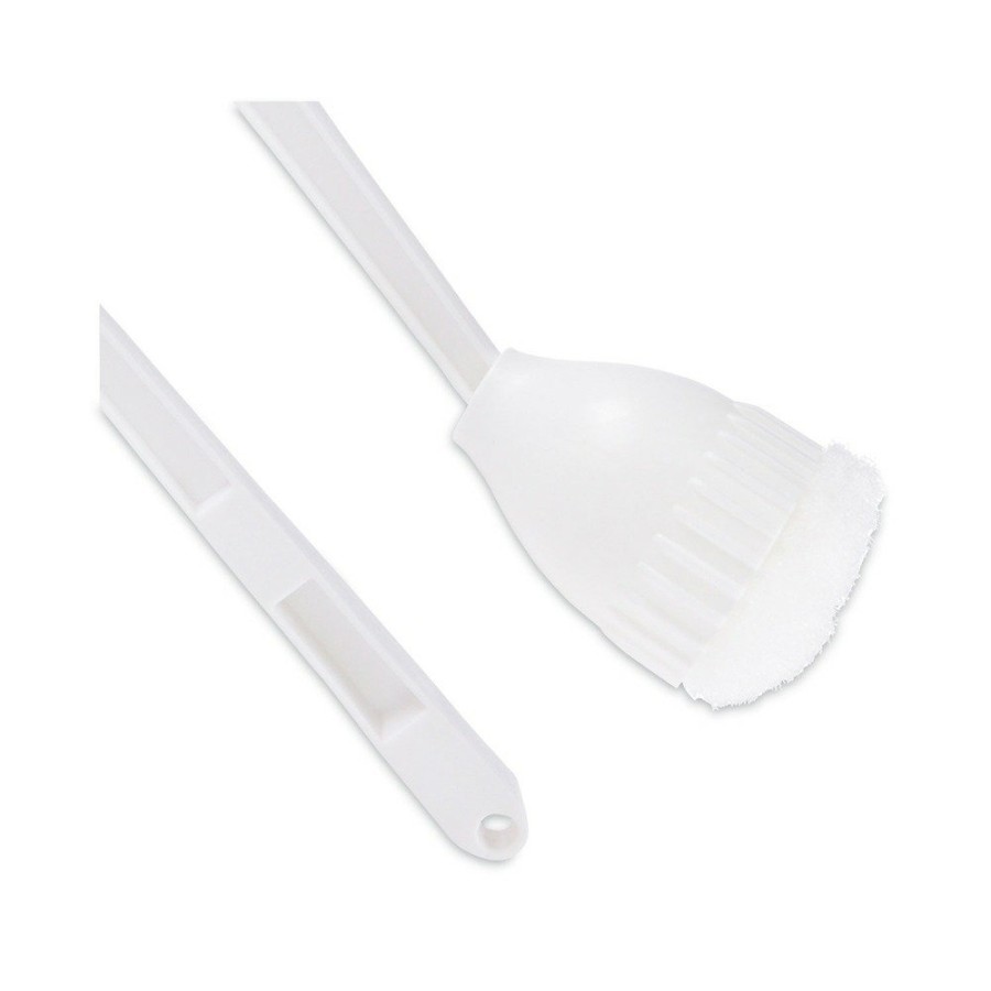 Facility Maintenance & Supplies Boardwalk Cleaning Tools | Boardwalk Bwk00170 2 In. Cone Head Plastic Bowl Mops With 10 In. Handle - White (25-Piece/Carton)