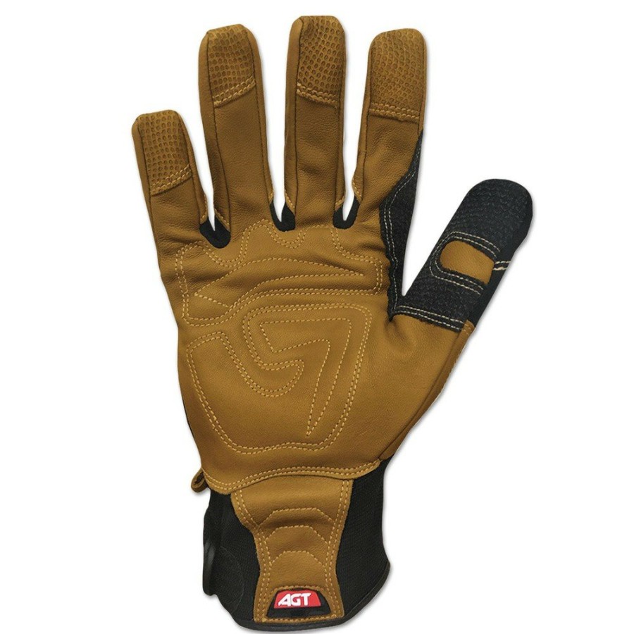 Safety Equipment Ironclad | Ironclad Rwg2-04-L Ranchworx Leather Gloves - Large, Black/Tan (1 Pair)