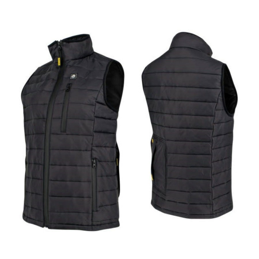 Clothing And Gear Dewalt Heated Jackets | Dewalt Dchv094D1-M Women'S Lightweight Puffer Heated Vest Kit - Medium, Black