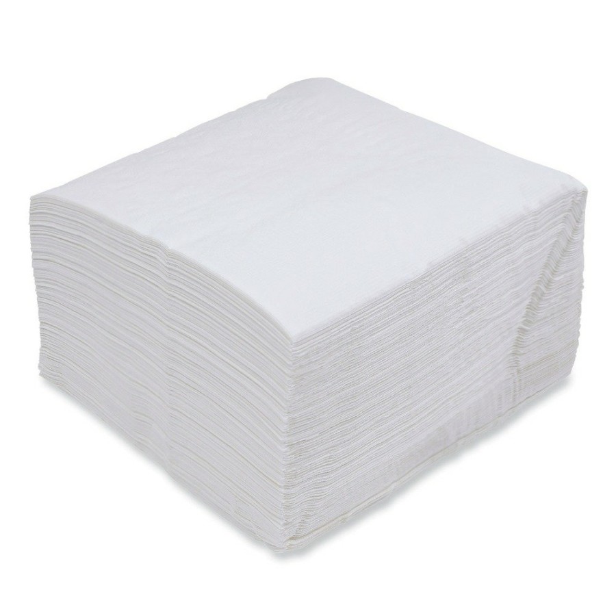 Facility Maintenance & Supplies Boardwalk | Boardwalk Bwk8307 17 In. X 17 In. 1-Ply Dinner Napkin - White (250/Pack, 12 Packs/Carton)