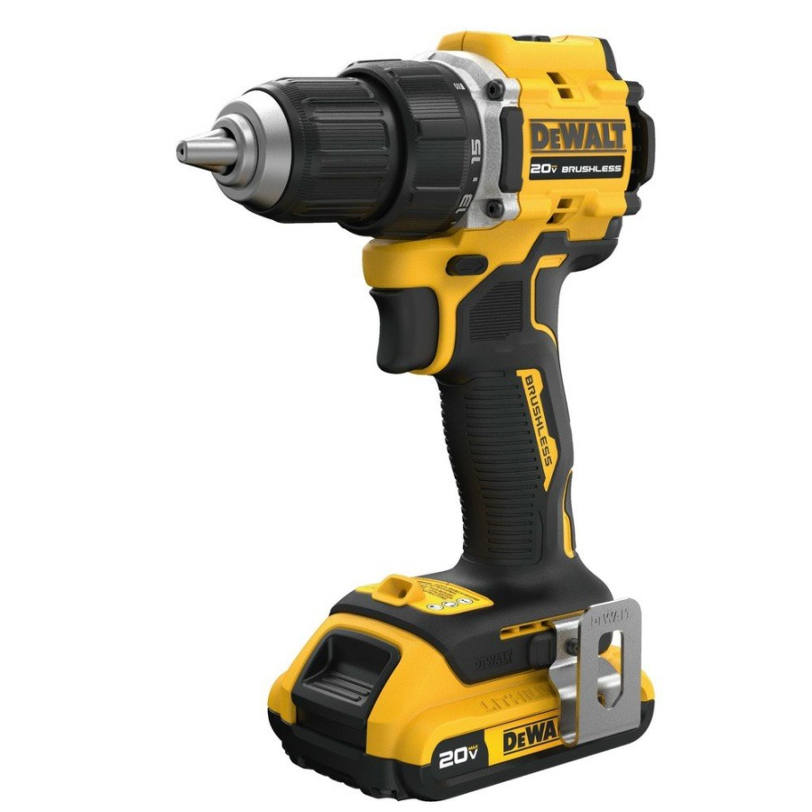 Power Tools Dewalt Drill Drivers | Dewalt Dcd794D1Dcb203-2-Bndl 20V Max Atomic Compact Series Brushless Lithium-Ion 1/2 In. Cordless Drill Driver Kit (2 Ah)