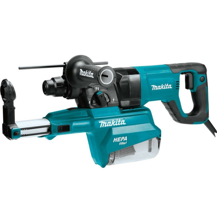 Power Tools Makita Rotary Hammers | Makita Hr2661 7 Amp 1 In. D-Handle Rotary Hammer With Hepa Extractor