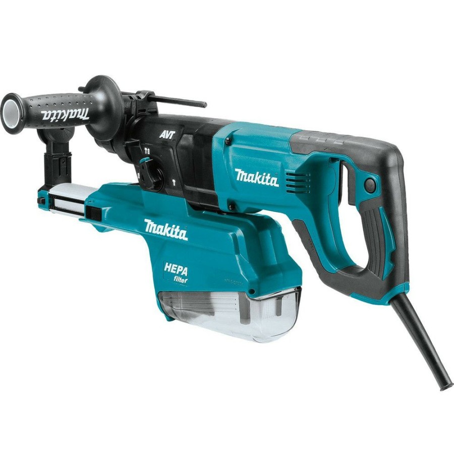 Power Tools Makita Rotary Hammers | Makita Hr2661 7 Amp 1 In. D-Handle Rotary Hammer With Hepa Extractor