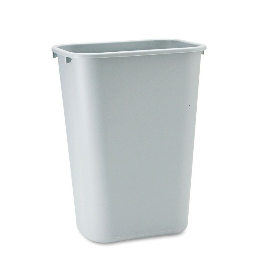 Facility Maintenance & Supplies Rubbermaid Commercial | Rubbermaid Commercial Fg295700Gray 10.25-Gallon Rectangular Deskside Wastebasket - Gray