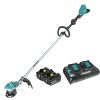 Outdoor Power Tools & Equipment Makita String Trimmers | Makita Xru15Pt 18V X2 (36V) Lxt Lithium-Ion Brushless Cordless String Trimmer Kit (5 Ah)