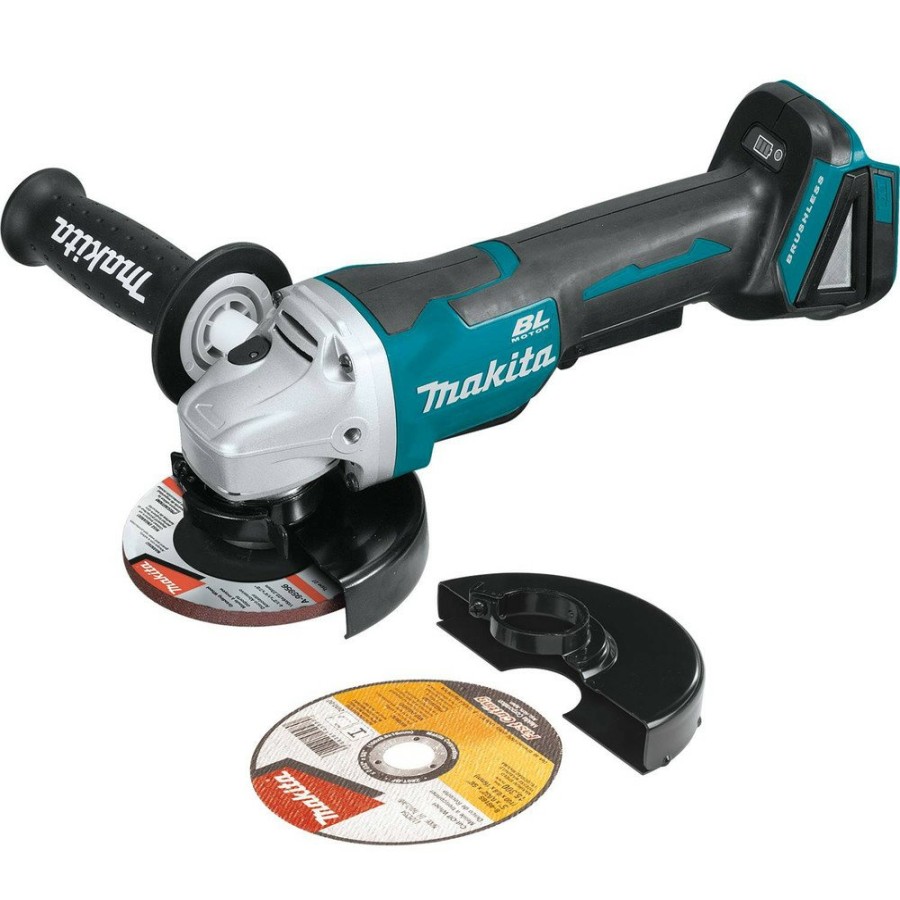 Power Tools Makita Cut Off Grinders | Makita Xag11Z 18V Lxt Lithium-Ion Brushless Cordless 4-1/2 / 5 In. Paddle Switch Cut-Off/Angle Grinder With Electric Brake (Tool Only)