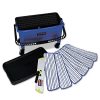 Facility Maintenance & Supplies Rubbermaid Commercial Cleaning Tools | Rubbermaid Commercial Fgq050000000 27 Gallon Microfiber Floor Finishing System - Blue/Black/White