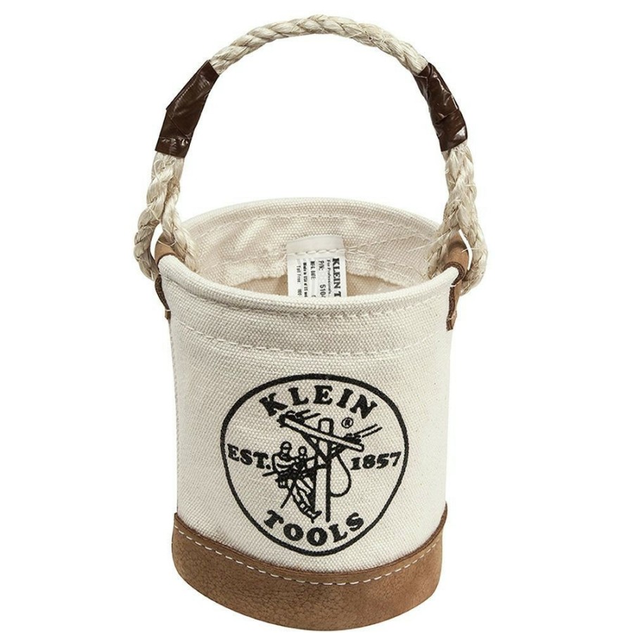 Tool Storage Klein Tools | Klein Tools 5104Mini Leather-Bottom Mini Tool Bucket