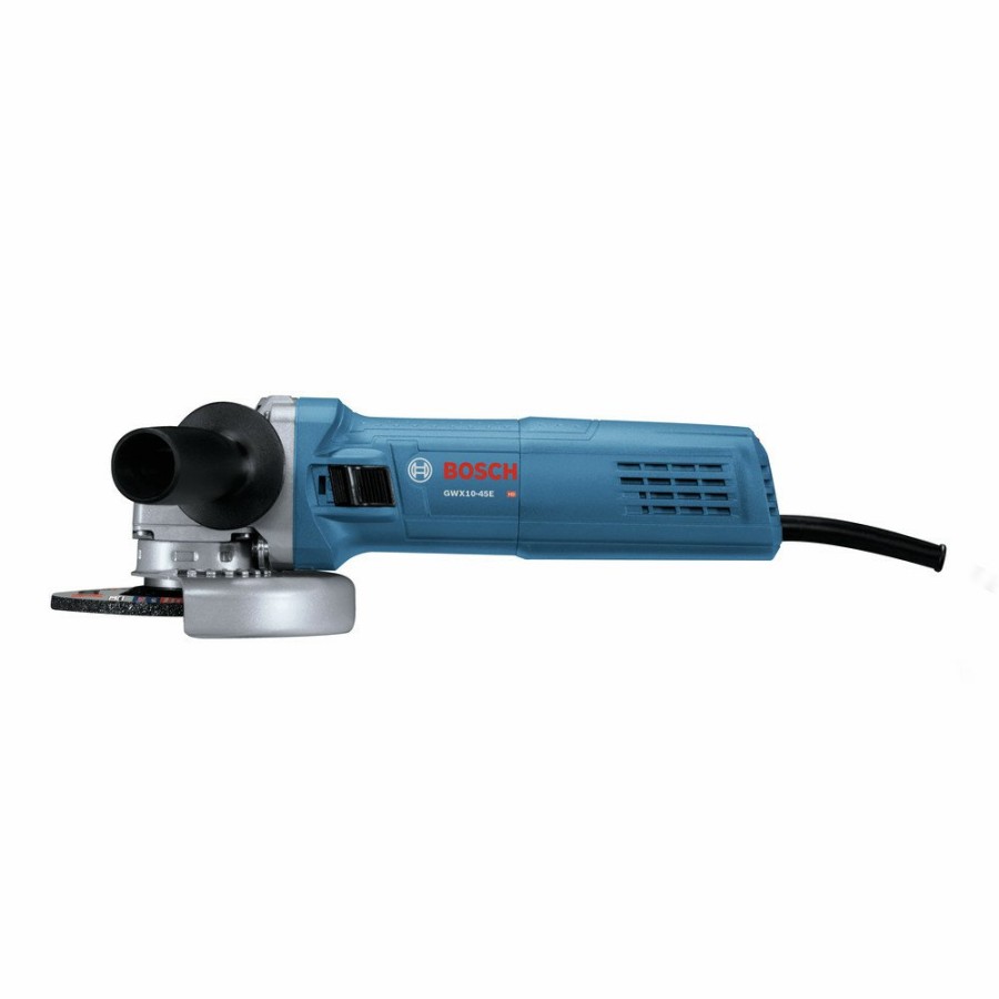 Power Tools Bosch Angle Grinders | Bosch Gwx10-45E X-Lock 4-1/2 In. Ergonomic Angle Grinder