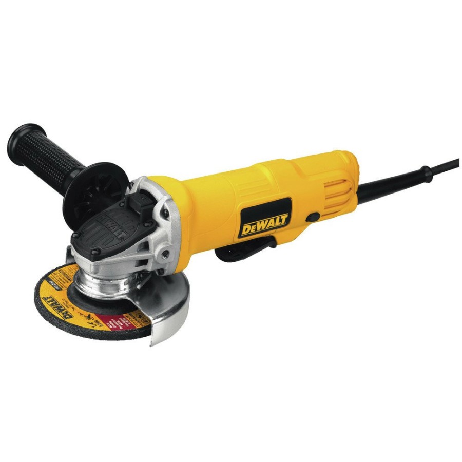 Power Tools Dewalt Angle Grinders | Dewalt Dwe4012 7 Amp 4.5 In. Small Angle Grinder With Paddle Switch