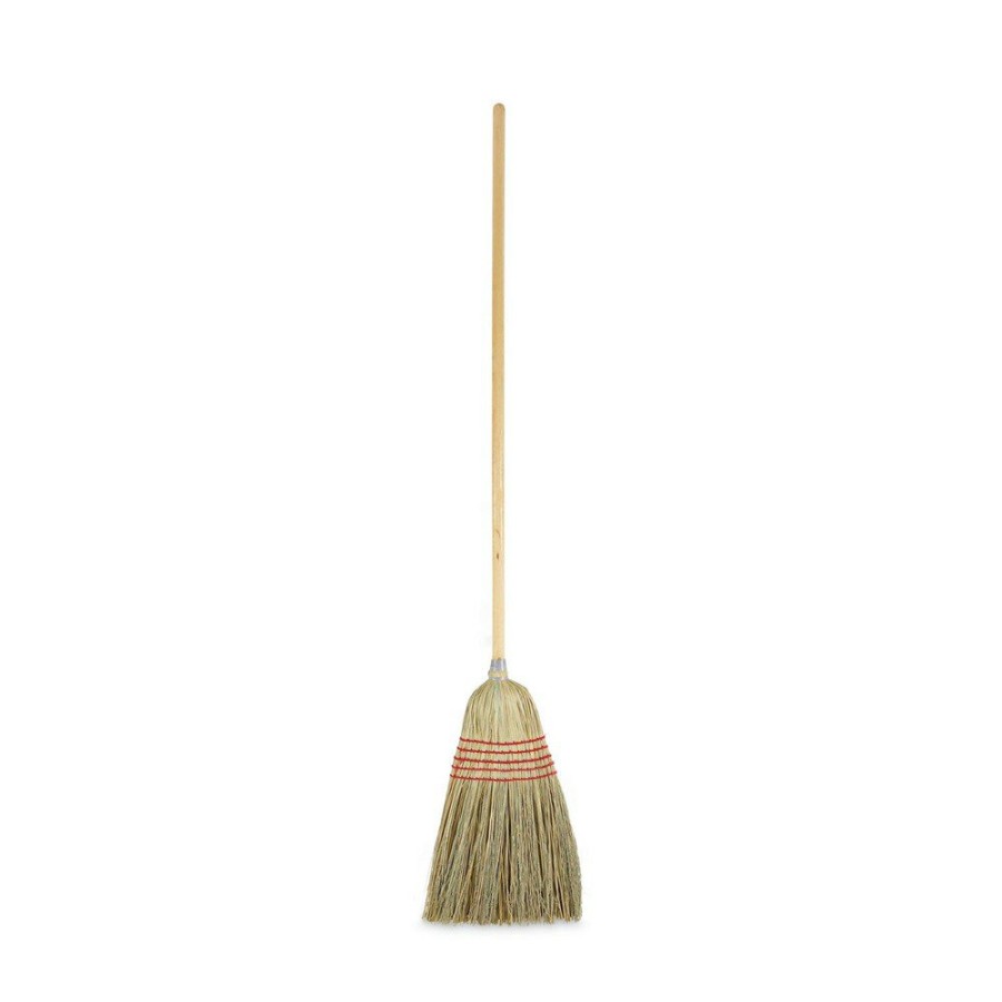 Facility Maintenance & Supplies Boardwalk Cleaning Tools | Boardwalk Bwk926Yct 56 In. Yucca/Corn Fiber Bristles Parlor Broom - Natural (12/Carton)