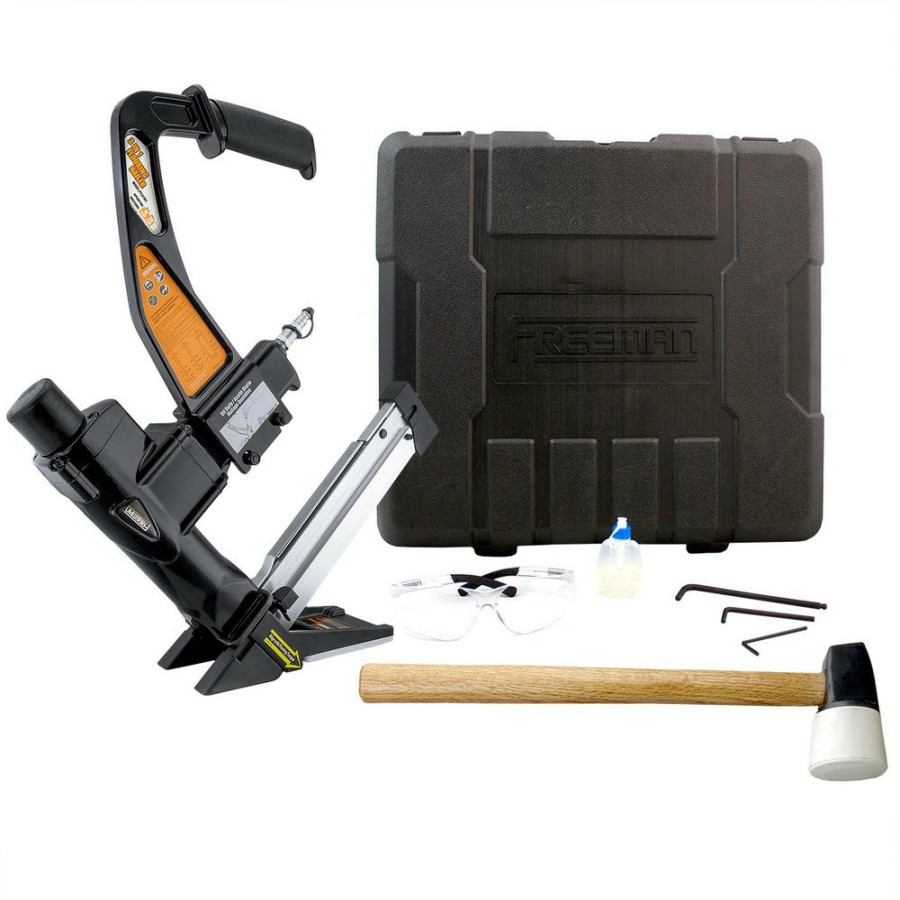 Air Tools And Equipment Freeman Nail Guns | Freeman Pfl618Br 3-In-1 15.5/16 Gauge 2 In. Flooring Nailer/Stapler