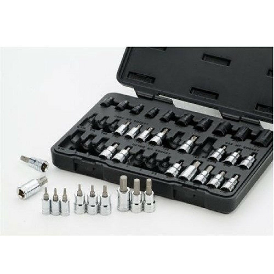 Hand Tools GearWrench Socket Sets | Gearwrench 80726 36-Piece 1/4 In., 3/8 In., 1/2 In. Drive Master Torx Set With Hex Bit Sockets