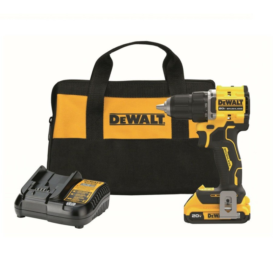 Power Tools Dewalt Drill Drivers | Dewalt Dcd794D1 20V Max Atomic Compact Series Brushless Lithium-Ion 1/2 In. Cordless Drill Driver Kit (2 Ah)