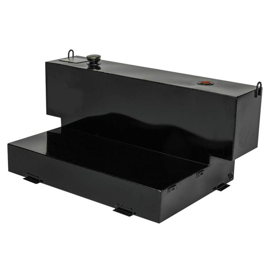 Automotive JOBOX | Jobox 498002 98 Gallon Short-Bed L-Shaped Steel Liquid Transfer Tank - Black