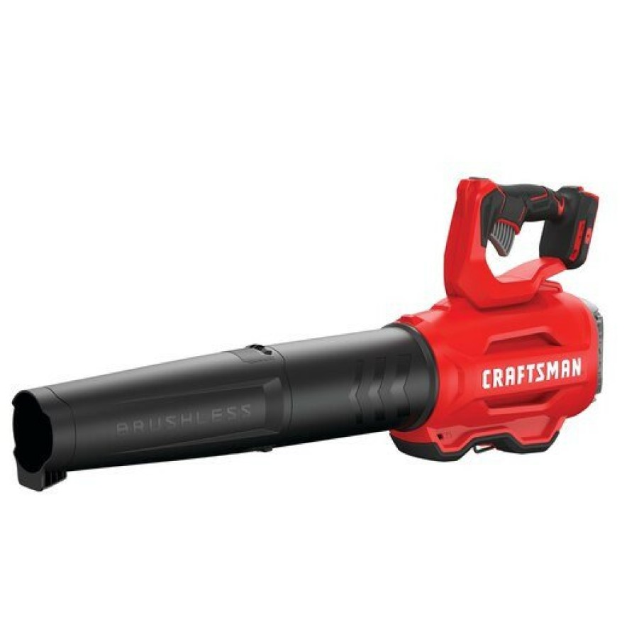 Outdoor Power Tools & Equipment Craftsman Handheld Blowers | Craftsman Cmcbl720B 20V Brushless Lithium-Ion Cordless Axial Leaf Blower (Tool Only)