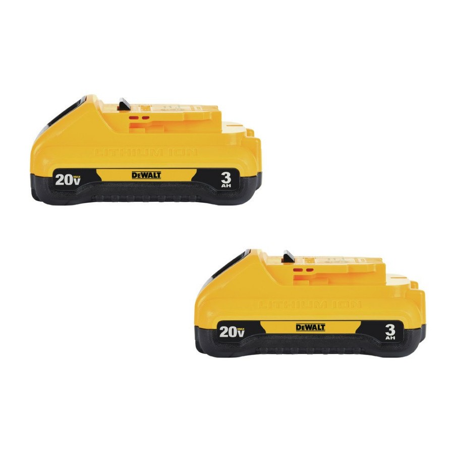 Batteries & Chargers Dewalt | Dewalt Dcb230-2 20V Max 3 Ah Lithium-Ion Compact Battery (2-Pack)