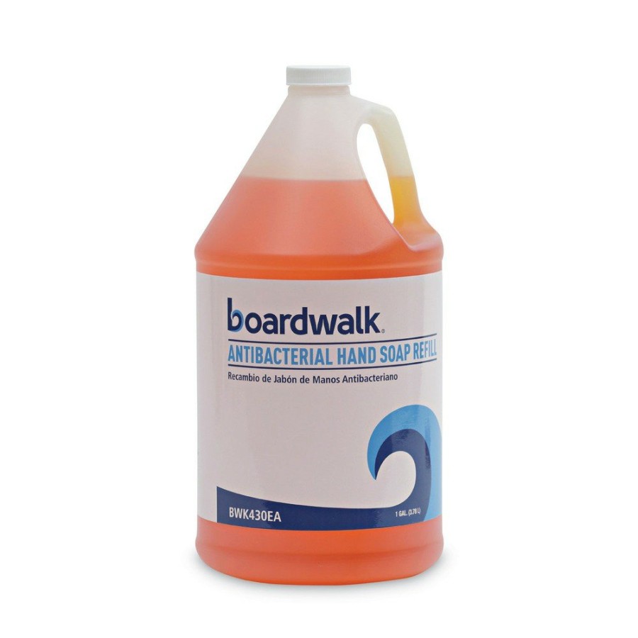 Facility Maintenance & Supplies Boardwalk Hand Soaps | Boardwalk 1887-04-Gce00 1 Gallon Bottle Clean Scent Antibacterial Liquid Soap (4/Carton)