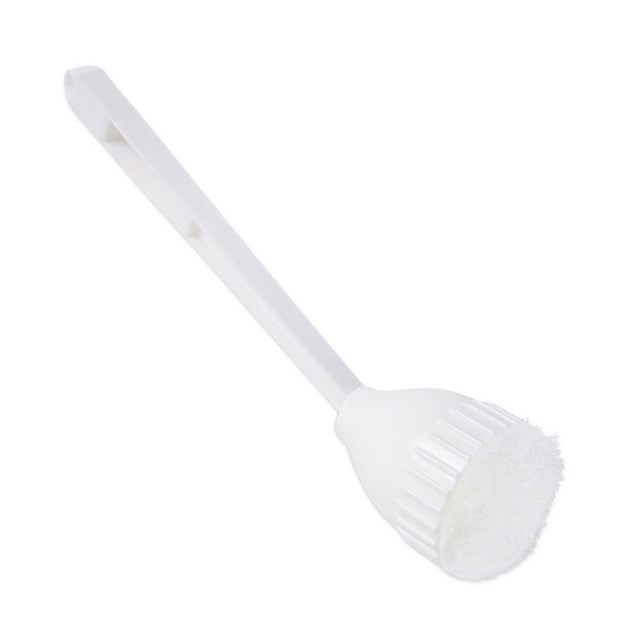 Facility Maintenance & Supplies Boardwalk Cleaning Tools | Boardwalk Bwk00170Ea 2 In. Plastic Cone Head Bowl Mop With 10 In. Handle - White