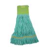 Facility Maintenance & Supplies Boardwalk Cleaning Tools | Boardwalk Bwk1200Mct Ecomop 12/Carton Recycled Fibers, Looped-End Mop Head - Medium, Green