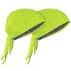 Clothing And Gear Klein Tools | Klein Tools 60546 2-Piece Cooling Do Rag Set - Universal Size, High-Visibility Yellow