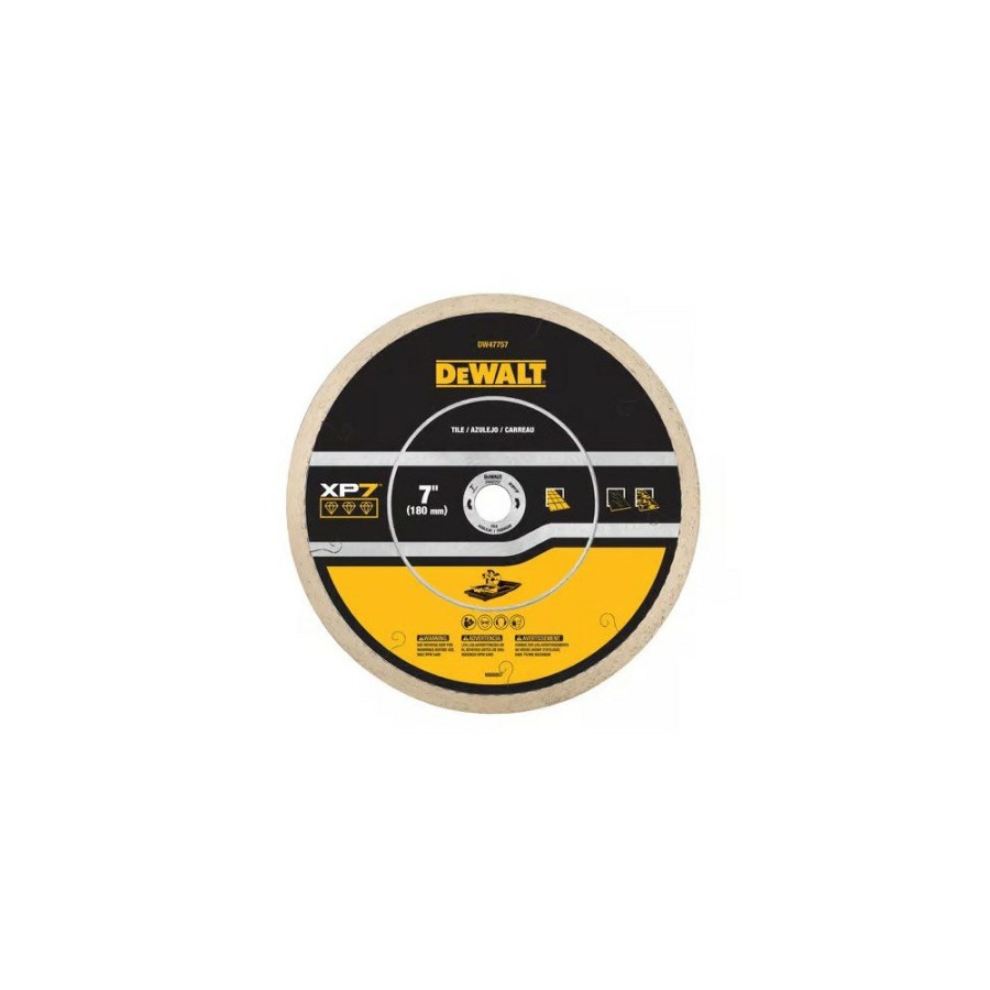 Power Tool Accessories Dewalt Circular Saw Blades | Dewalt Dw47757 7 In. Xp7 Tile Diamond Blades