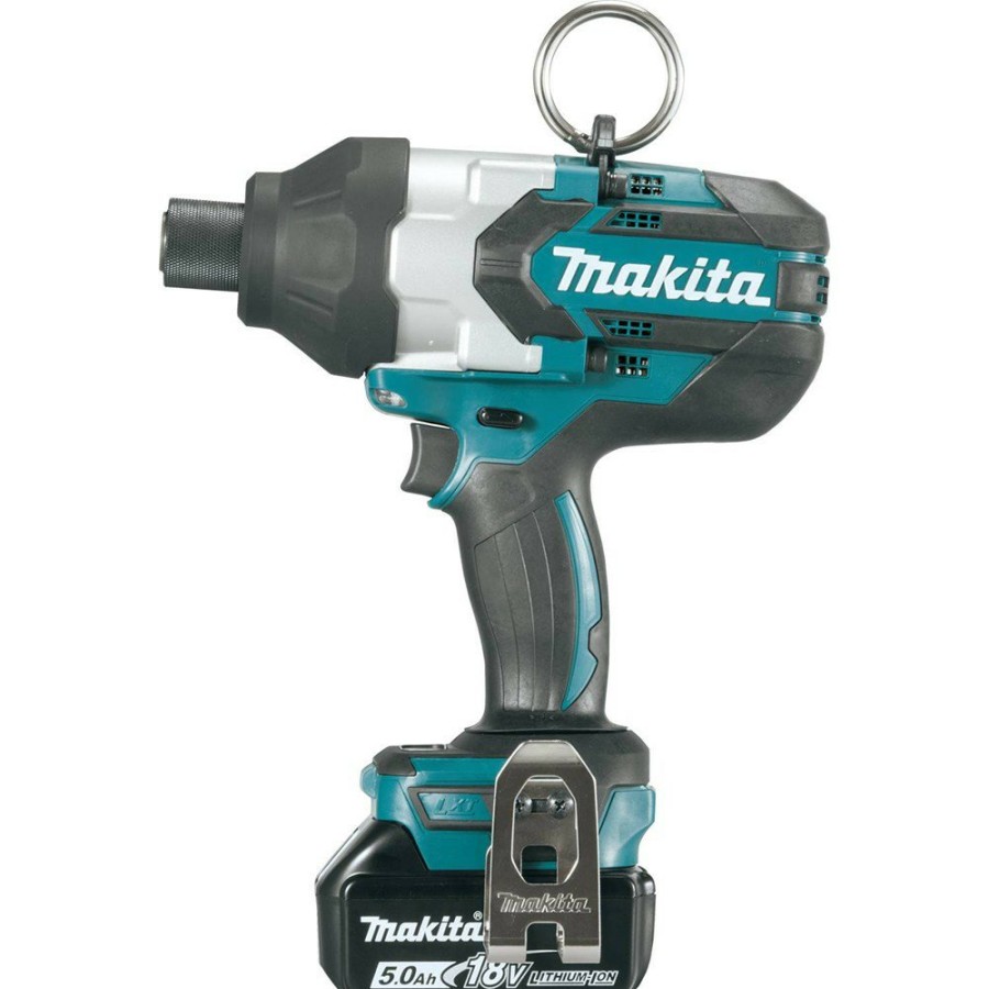 Power Tools Makita | Makita Xwt09T 18V Lithium-Ion Brushless High Torque 7/16 In. Hex Impact Wrench Kit