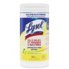 Facility Maintenance & Supplies LYSOL Brand Cleaners | Lysol Brand 19200-77182 1 Ply 7 In. X 7.25 In. Lemon And Lime Blossom Disinfecting Wipes - White (6/Carton)