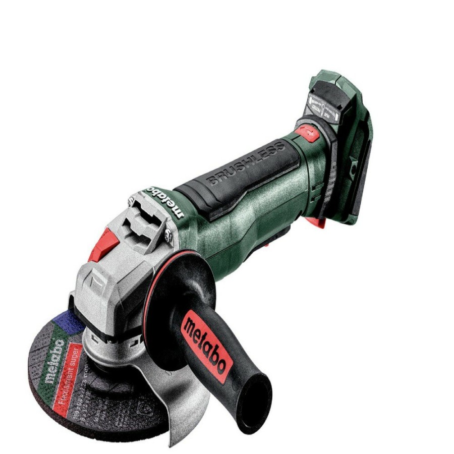 Power Tools Metabo Angle Grinders | Metabo 601737830 Wpb 18 Lt Bl 11-150 Quick 18V Brushless Lihd 6 In. Cordless Angle Grinder (Tool Only)