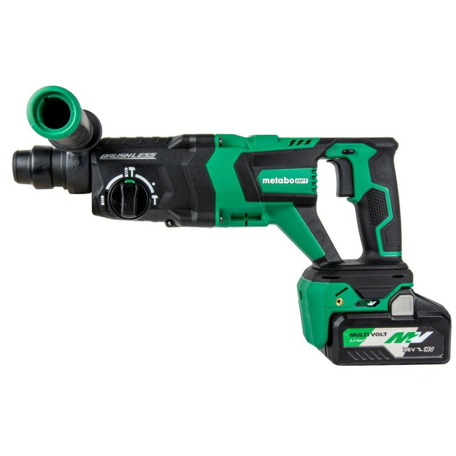 Power Tools Metabo HPT Rotary Hammers | Metabo Hpt Dh3628Ddq4M 36V Multivolt Brushless Lithium-Ion 1-1/8 In. Cordless Sds-Plus D-Handle Rotary Hammer (Tool Only)