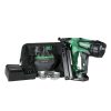 Power Tools Metabo HPT Nailers | Factory Reconditioned Metabo Hpt Nt1865Dmamr 18V 15 Gauge Cordless Brushless Lithium-Ion Brad Nailer Kit