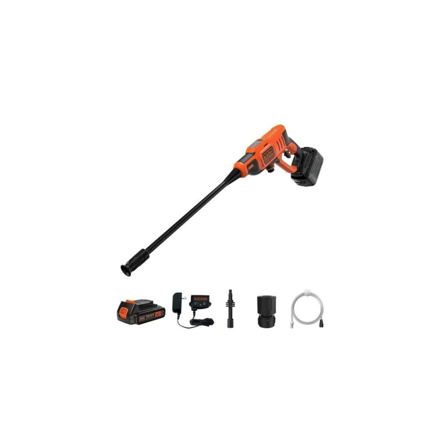 Outdoor Power Tools & Equipment Black & Decker | Black & Decker Bcpw350C1 20V Max Lithium-Ion 350 Psi Cordless Power Cleaner Kit (1.5 Ah)