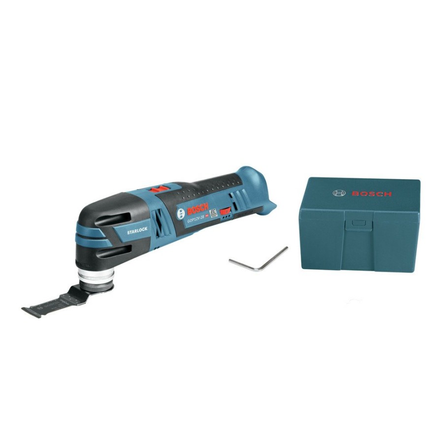 Power Tools Bosch Oscillating Tools | Factory Reconditioned Bosch Gop12V-28N-Rt 12V Max Ec Brushless Starlock Oscillating Multi-Tool (Tool Only)