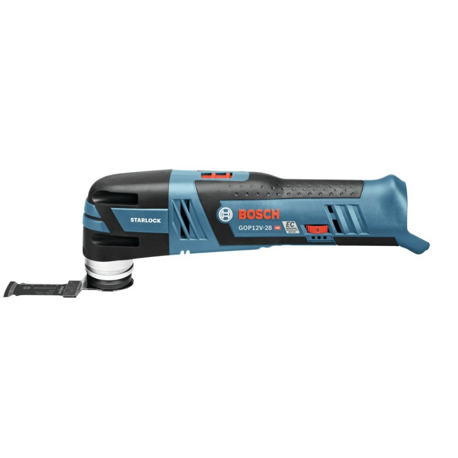 Power Tools Bosch Oscillating Tools | Factory Reconditioned Bosch Gop12V-28N-Rt 12V Max Ec Brushless Starlock Oscillating Multi-Tool (Tool Only)