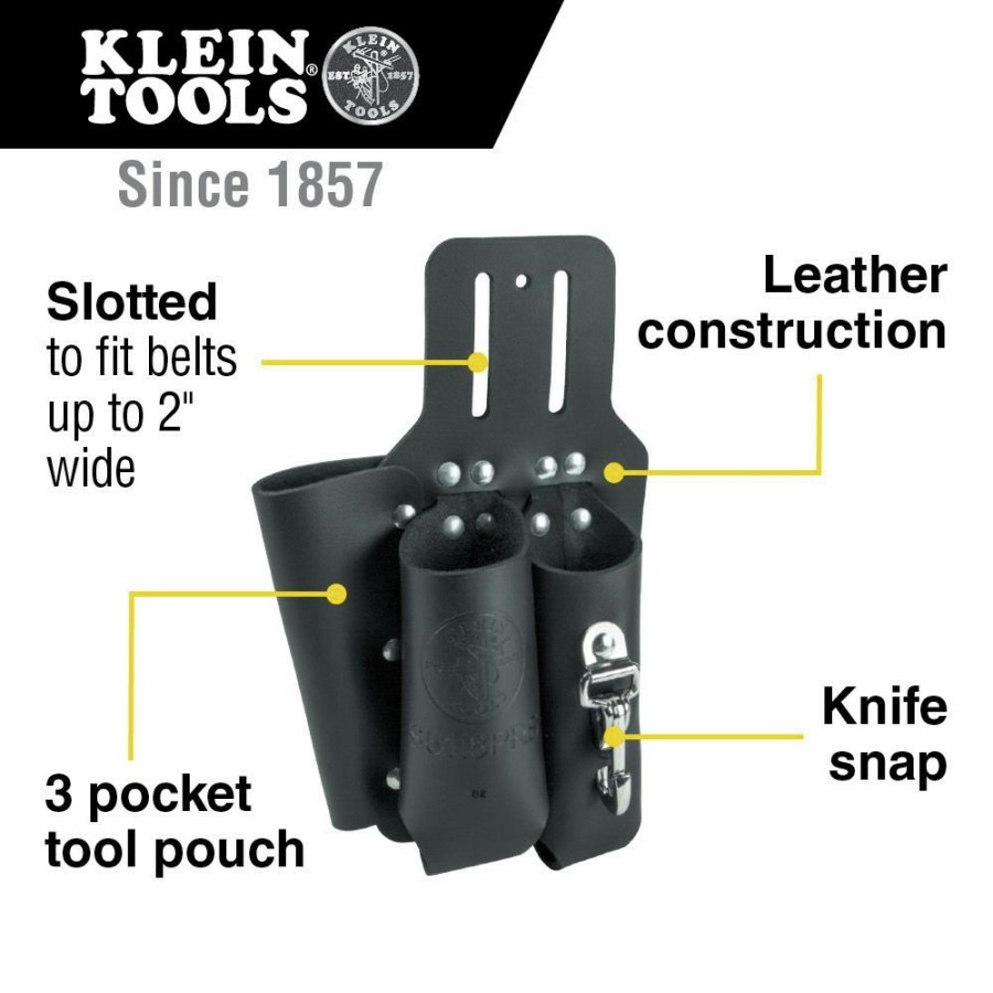 Tool Storage Klein Tools | Klein Tools S5118Prs Lineman'S Tool Pouch