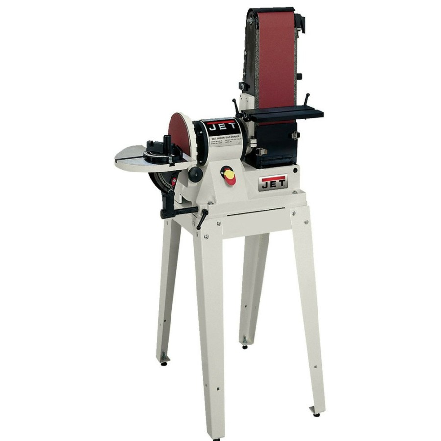 Power Tools JET Specialty Sanders | Jet Jsg-960S 6 In. X 48 In. Belt / 9 In. Disc Combination Sander With Open Stand