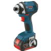 Power Tools Bosch Impact Drivers | Factory Reconditioned Bosch Ids181-01-Rt 18V Compact Tough 1/4 In. Hex Impact Driver With 2 Hc Fatpack Lithium-Ion Batteries