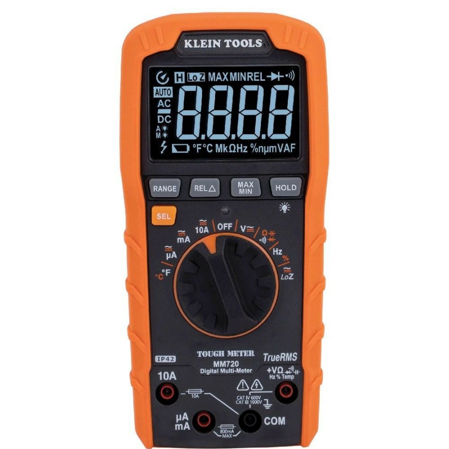 Automotive Klein Tools Multimeters | Klein Tools Mm720 1000V Trms Auto-Ranging Digital Multimeter