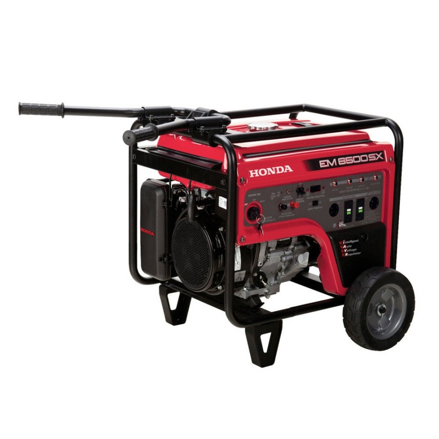 Power Generators Honda | Honda 664360 Em6500Sx 120V/240V 6500-Watt 389Cc Portable Generator With Co-Minder