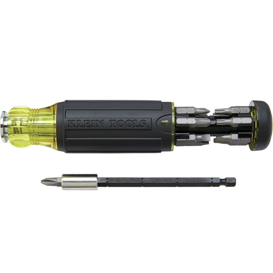 Hand Tools Klein Tools | Klein Tools 32303 14-In-1 Multi-Bit Adjustable Length Screwdriver