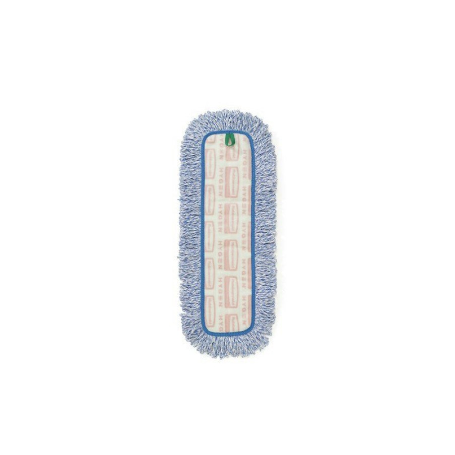 Facility Maintenance & Supplies Rubbermaid Commercial Cleaning Tools | Rubbermaid Commercial Fgq41600Bl00 Nylon/Polyester Microfiber 18 In. High Absorbency Mop Pad - Blue (6/Carton)