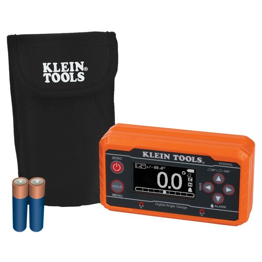 Hand Tools Klein Tools Levels | Klein Tools 935Dagl 4.57 In. X 1.36 In. X 2.48 In. Programmable Angles Digital Level With 2 Batteries (Aa)