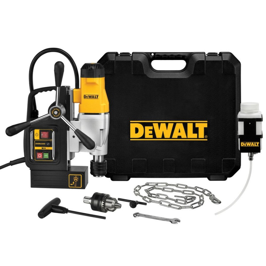 Metalworking Tools Dewalt | Dewalt Dwe1622K 10 Amp 2 In. 2-Speed Corded Magnetic Drill Press