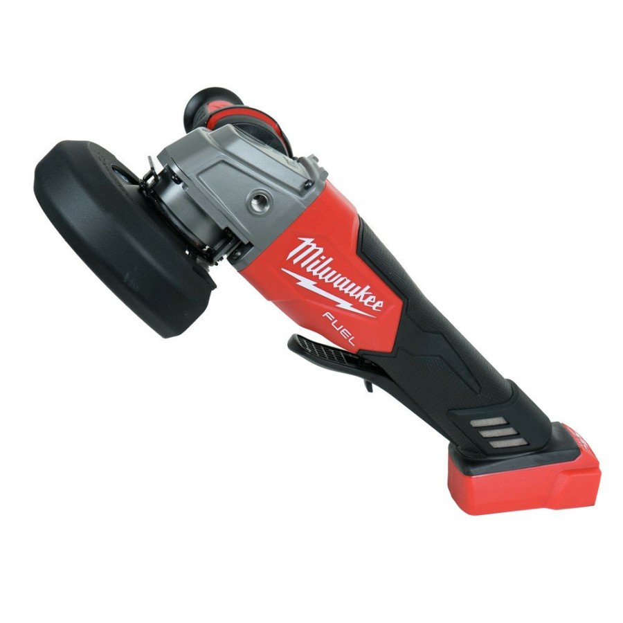 Power Tools Milwaukee Angle Grinders | Milwaukee 2880-20 M18 Fuel Brushless Lithium-Ion 4-1/2 In. / 5 In. Cordless Small Angle Grinder With No-Lock Paddle Switch (Tool Only)