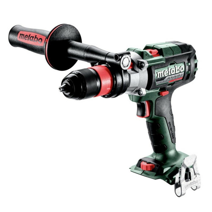 Power Tools Metabo Hammer Drills | Metabo 603185850 Sb 18 Ltx-3 Bl Q I 18V Brushless 3-Speed Lithium-Ion Cordless Hammer Drill (Tool Only)