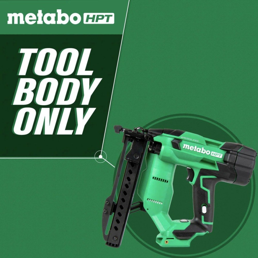 Power Tools Metabo HPT Staplers | Metabo Hpt N1804Daq4M 18V Multivolt Brushless 18-Gauge Lithium-Ion 1/4 In. Cordless Narrow Crown Stapler (Tool Only)