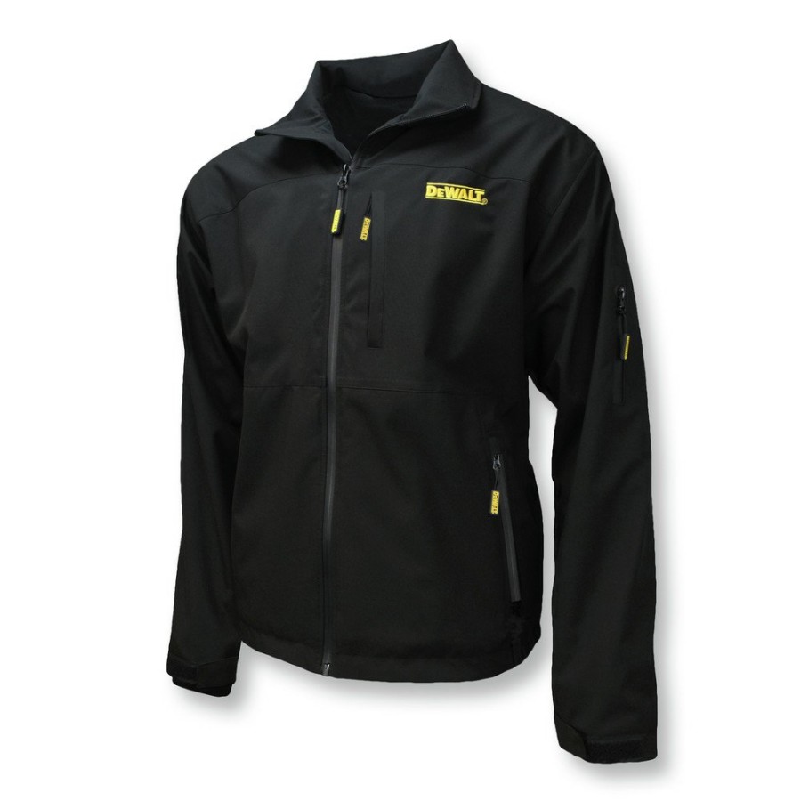 Clothing And Gear Dewalt Heated Jackets | Dewalt Dchj090Bb-2X Structured Soft Shell Heated Jacket (Jacket Only) - 2Xl, Black